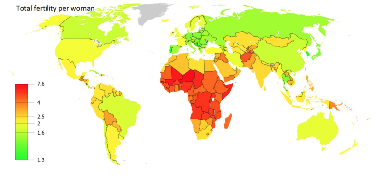 TFR map by M. Tracy Hunter – Population Matters-USA